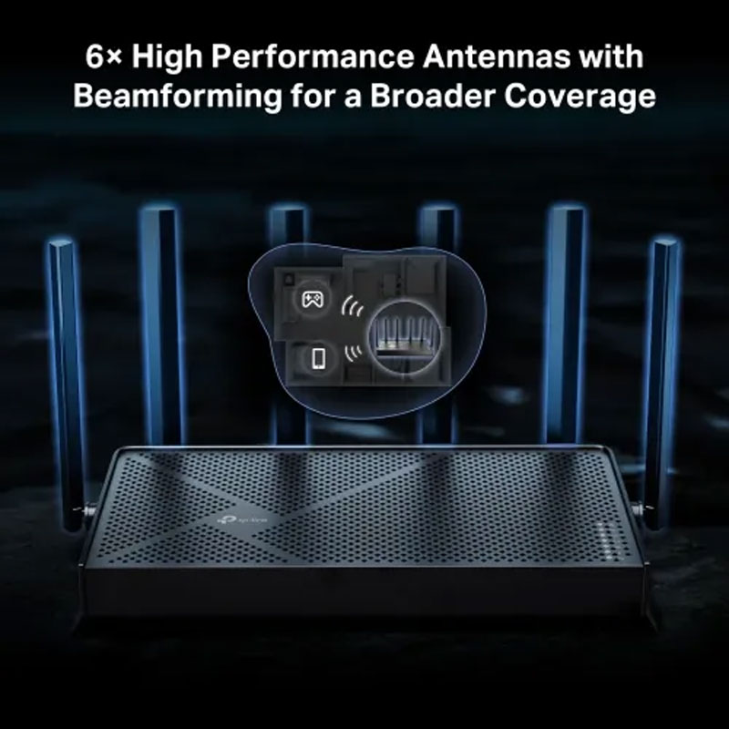 TP-Link Archer BE400 BE6500 Dual-Band Gigabit Wi-Fi 7 Router